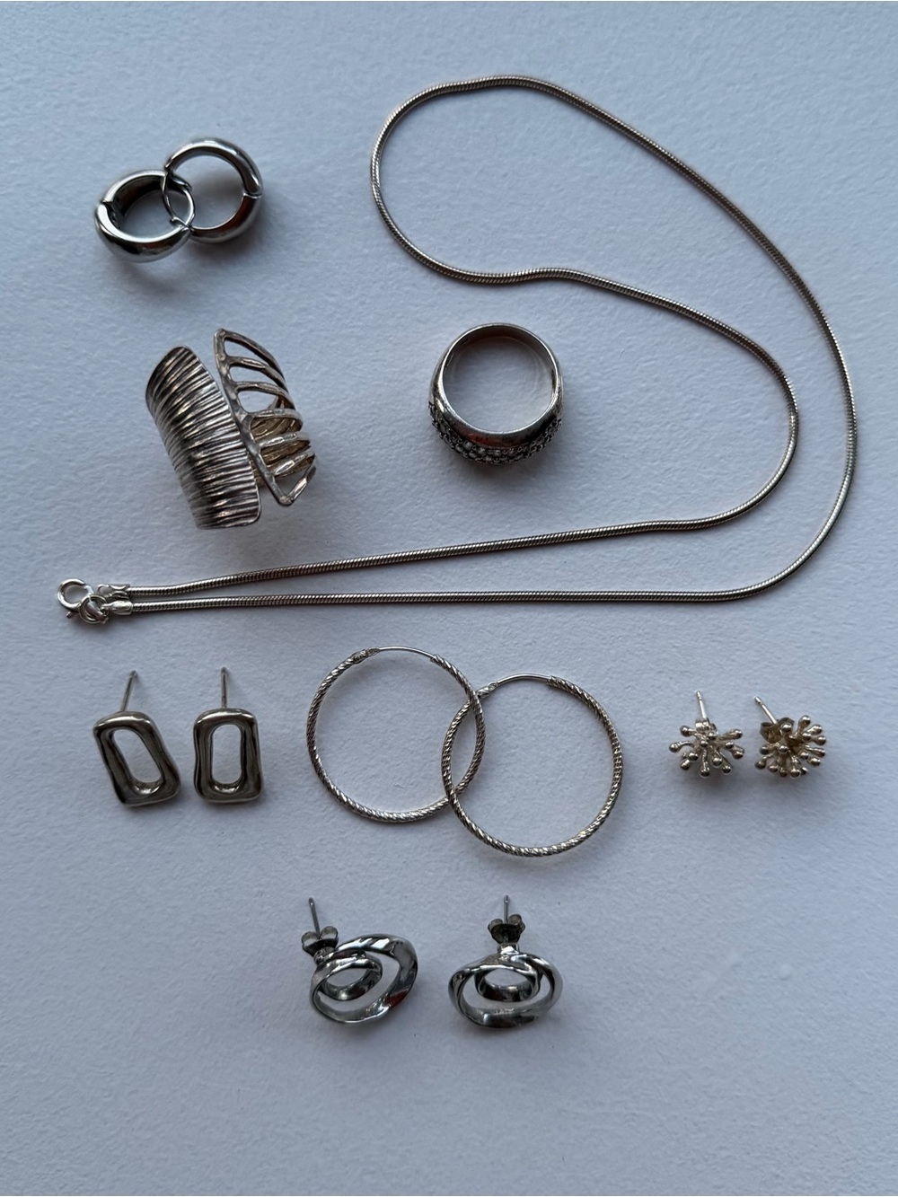 Silver Jewelry Bundle